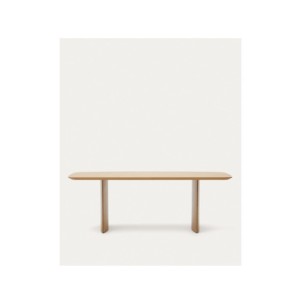 Mesa Litto de chapa de roble 240 x 100 cm - Kave Home 2