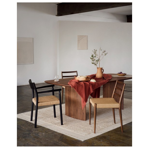 Mesa Litto de chapa de nogal 240 x...