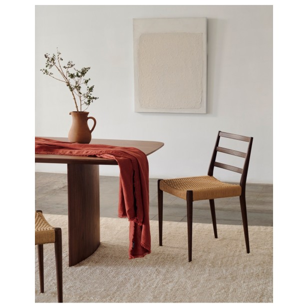 Mesa Litto de chapa de nogal 240 x...