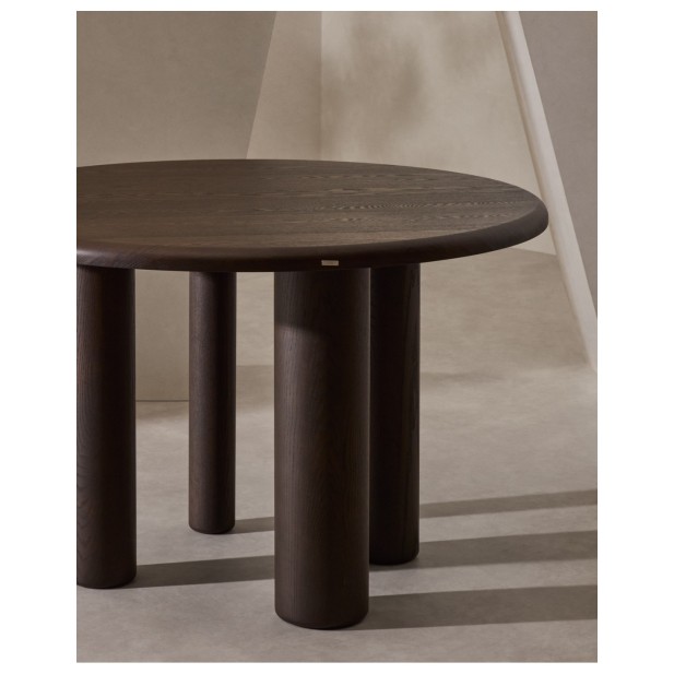 Mesa redonda Mailen en chapa de...