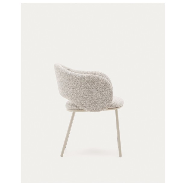 Silla Maina de chenilla gruesa beige...