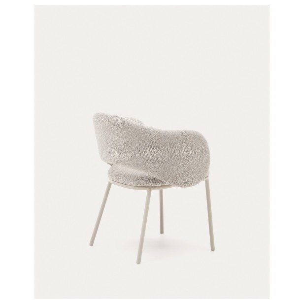 Silla Maina de chenilla gruesa beige...