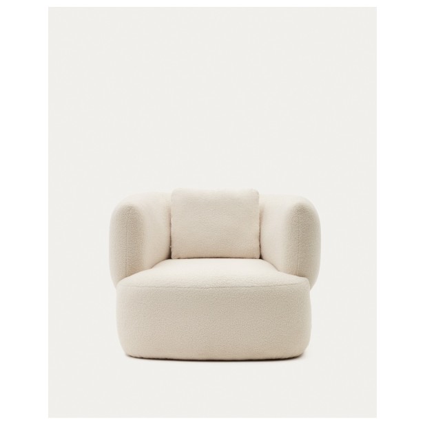 Butaca giratoria con cojín Martina de...