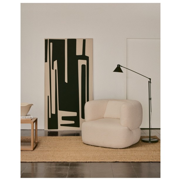 Butaca giratoria con cojín Martina de...