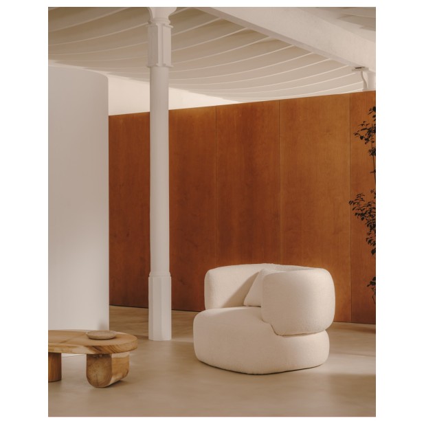 Butaca giratoria con cojín Martina de...