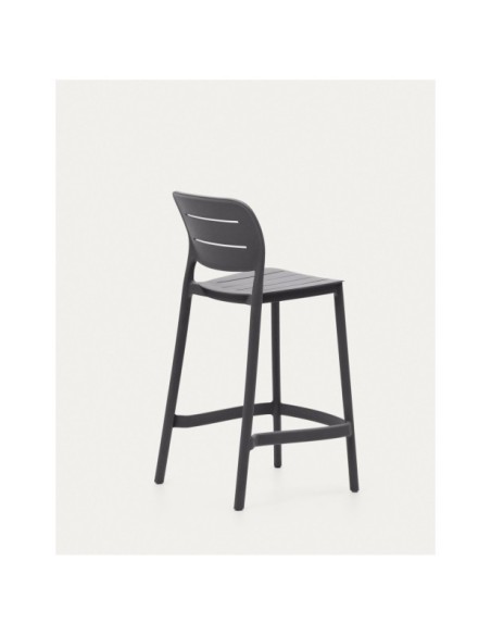 Taburete de exterior apilable Morella gris altura 65 cm - Kave Home