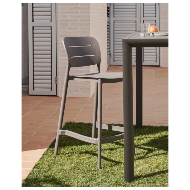 Taburete de exterior apilable Morella...