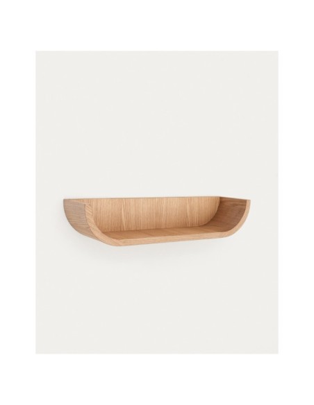 Estante Salaya de madera contrachapada de fresno con acabado natural 60 x 12 cm - Kave Home