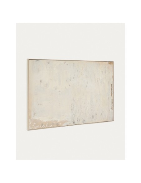 Cuadro abstracto Silpa beige claro 200 x 120 cm - Kave Home