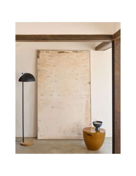 Cuadro abstracto Silpa beige claro 200 x 120 cm - Kave Home