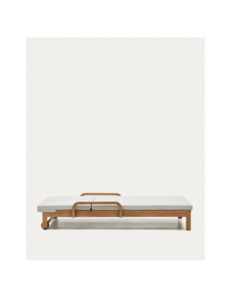 Tumbona doble Sonsaura de madera maciza de eucalipto FSC 100% - Kave Home