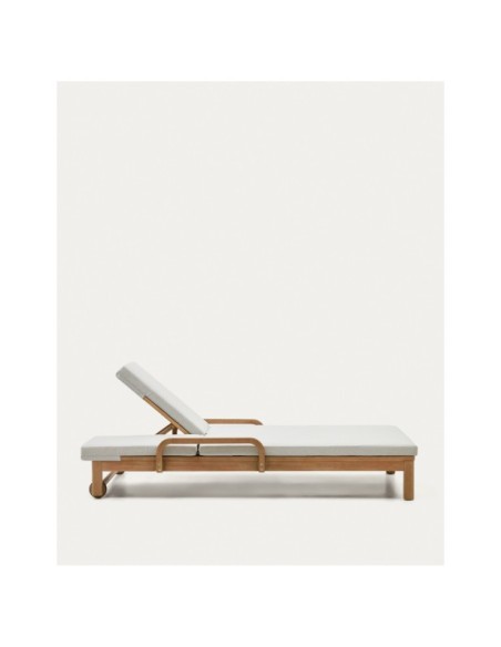 Tumbona doble Sonsaura de madera maciza de eucalipto FSC 100% - Kave Home