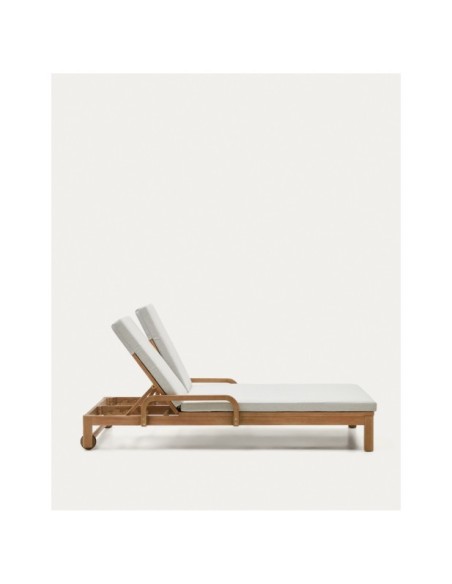 Tumbona doble Sonsaura de madera maciza de eucalipto FSC 100% - Kave Home