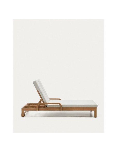 Tumbona doble Sonsaura de madera maciza de eucalipto FSC 100% - Kave Home