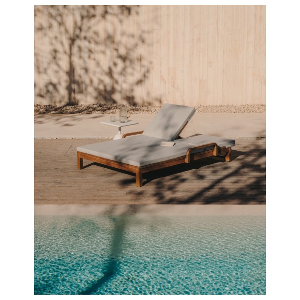 Tumbona doble Sonsaura de madera...