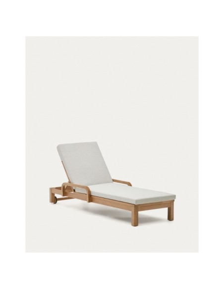 Tumbona Sonsaura de madera maciza de eucalipto FSC 100% - Kave Home