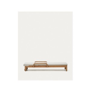 Tumbona Sonsaura de madera maciza de eucalipto FSC 100% -... 2