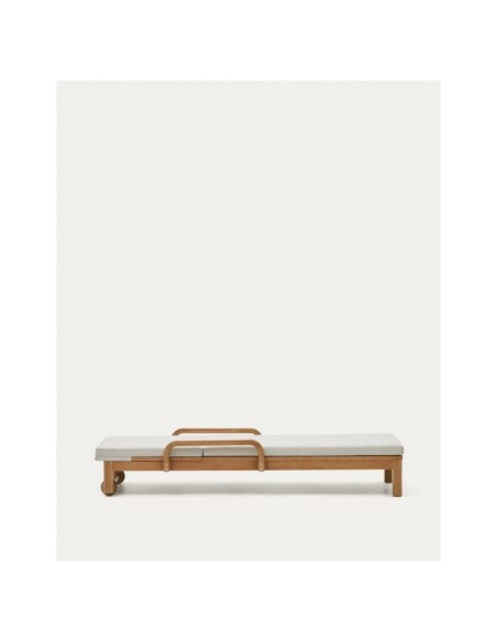 Tumbona Sonsaura de madera maciza de eucalipto FSC 100% - Kave Home