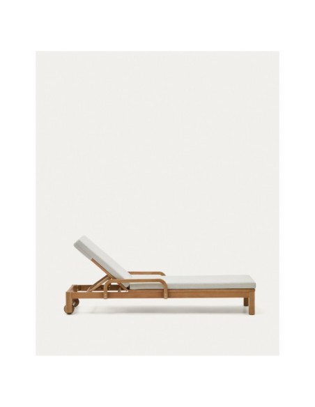 Tumbona Sonsaura de madera maciza de eucalipto FSC 100% - Kave Home