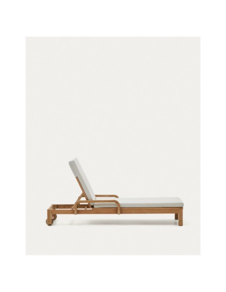 Tumbona Sonsaura de madera maciza de eucalipto FSC 100% - Kave Home