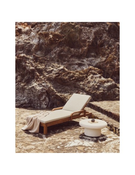 Tumbona Sonsaura de madera maciza de eucalipto FSC 100% - Kave Home