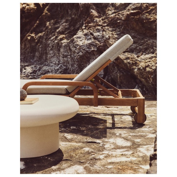 Tumbona Sonsaura de madera maciza de...