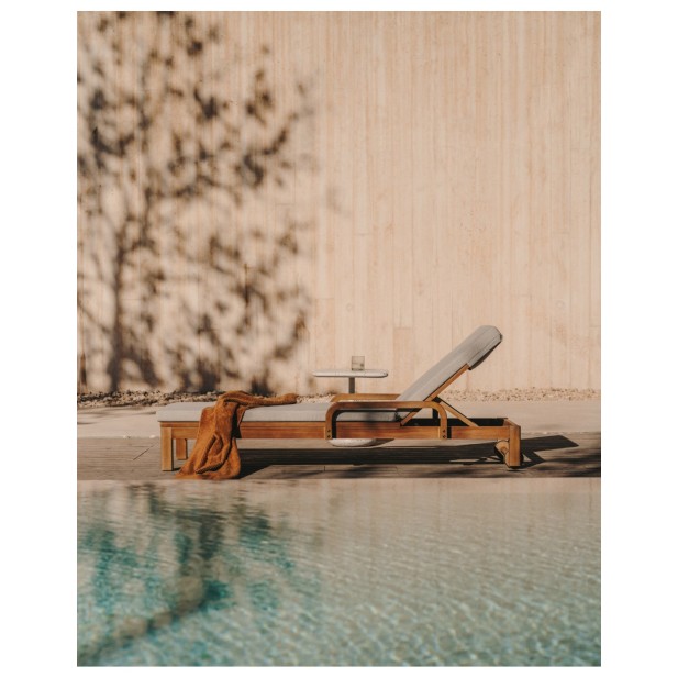 Tumbona Sonsaura de madera maciza de...