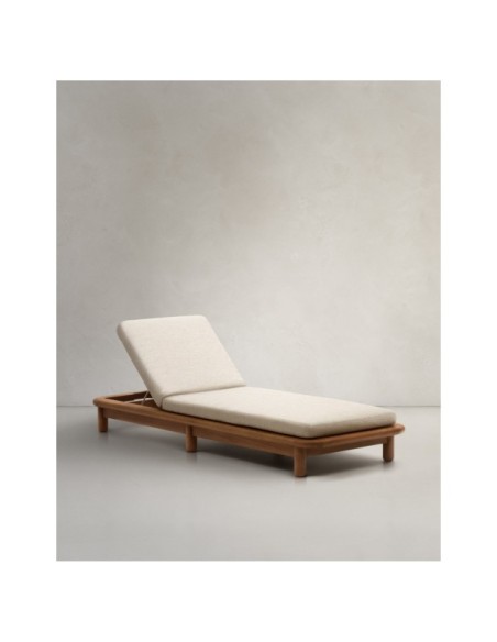 Tumbona Turqueta de madera maciza de teca FSC 100% - Kave Home