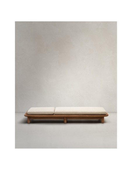 Tumbona Turqueta de madera maciza de teca FSC 100% - Kave Home