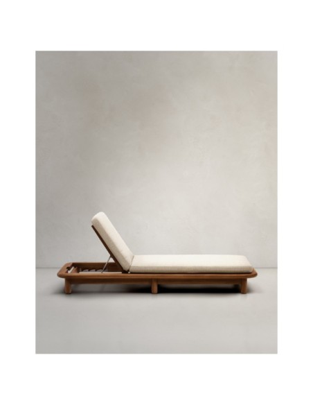 Tumbona Turqueta de madera maciza de teca FSC 100% - Kave Home