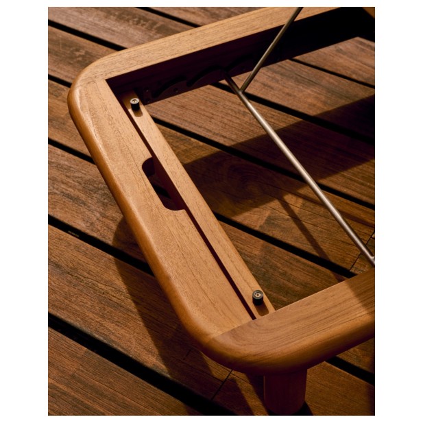 Tumbona Turqueta de madera maciza de...