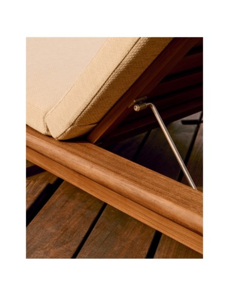 Tumbona Turqueta de madera maciza de teca FSC 100% - Kave Home