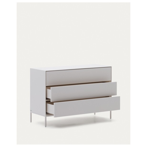 Cómoda Vedrana 3 cajones DM lacado...