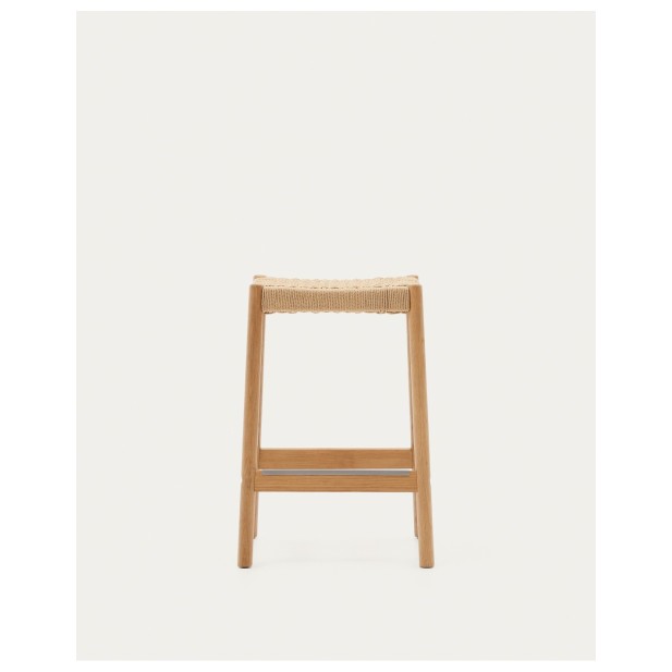 Taburete Yalia de madera maciza de...