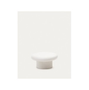 Mesa de centro redonda Addaia de cemento blanco Ø66 cm -...