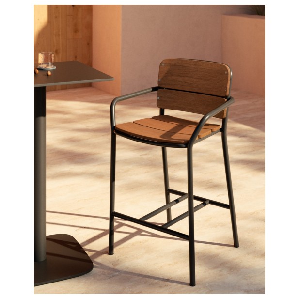 Taburete Algueret madera maciza...