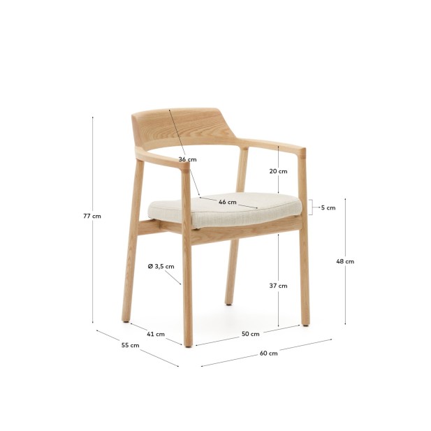 Silla desenfundable Alocs de madera...