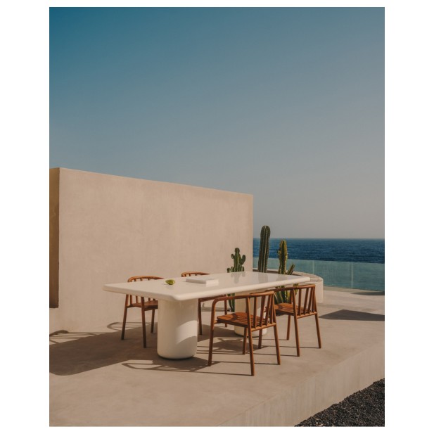 Mesa Canaret de cemento con acabado...