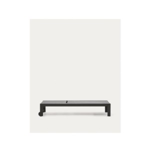 Tumbona Canutells de aluminio con acabado gris oscuro -... 2