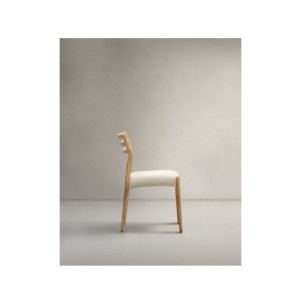 Silla desenfundable Cudia de madera maciza de roble con... 2