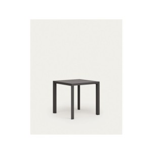 Mesa de exterior Culip de aluminio con acabado gris 77 x... 2