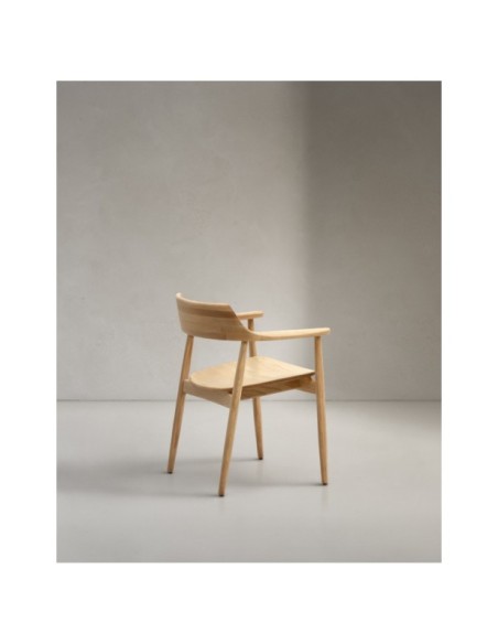 Silla Fondes de madera maciza de roble con acabado natural FSC Mix Credit - Kave Home