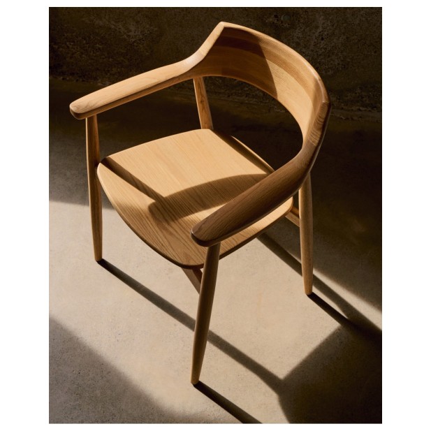 Silla Fondes de madera maciza de...