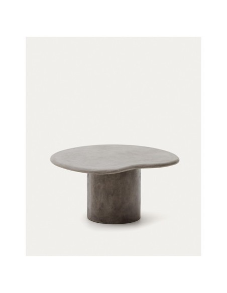 Mesa de centro Macarella de cemento 83 x 77 cm - Kave Home