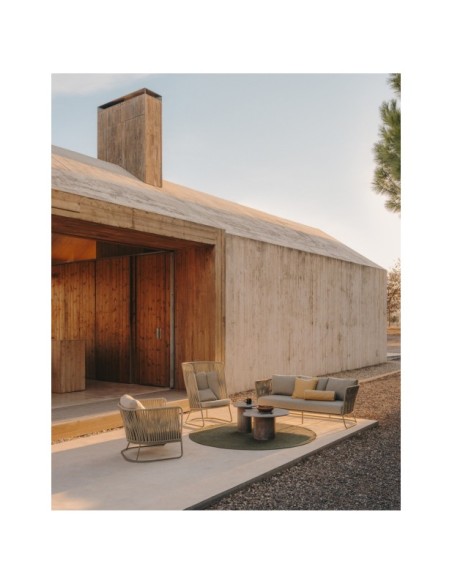 Mesa de centro Macarella de cemento 83 x 77 cm - Kave Home