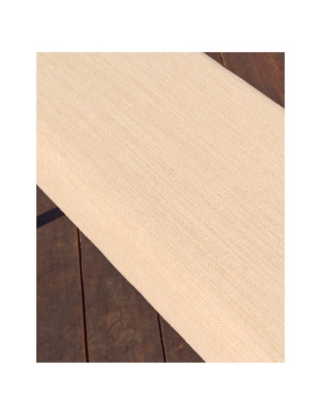 Banco desenfundable Macaret de madera maciza de roble acabado nogal 120 cm FSC Mix Credit - Kave Home