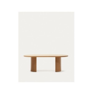 Mesa Nealy de chapa de roble con acabado natural 200 x...