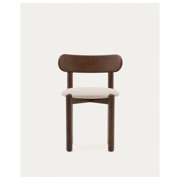 Silla Nebai de chenilla marrón...