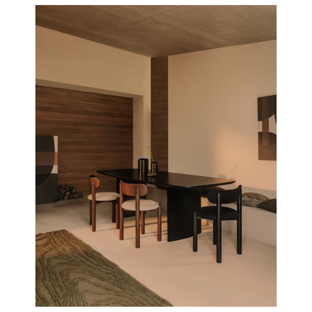 Silla Nebai de chenilla negra...