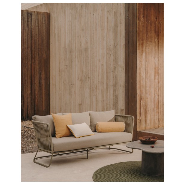 Sofá 3 plazas de exterior Saconca de...